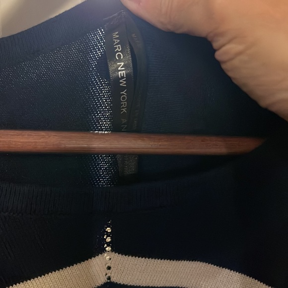 3/$10 Bundle: Marc NY Andrew Marc XL Tank Dress in Navy & White - Picture 5 of 8